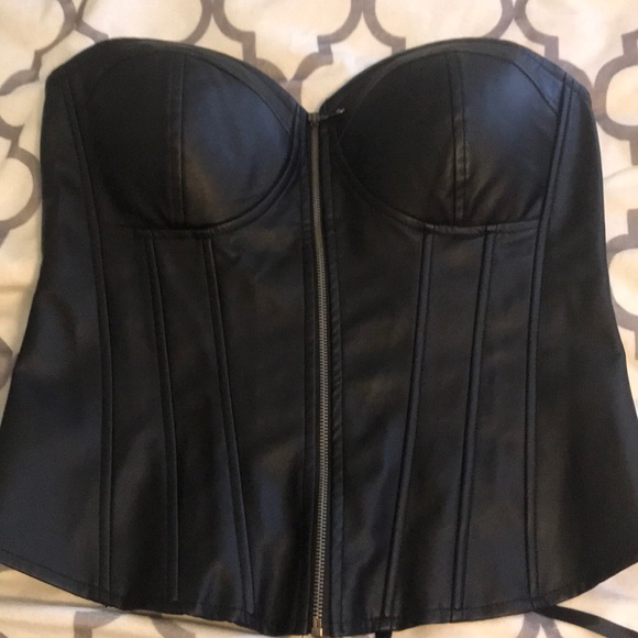 torrid Tops - Torrid black bustier corset size 1